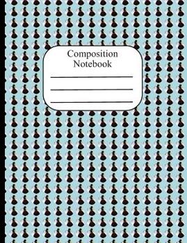 Composition Notebook: Duck Polka dot Wide Ruled Composition Book - 120 Pages - 60 Sheets