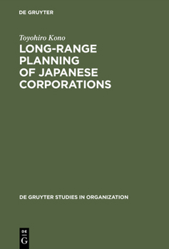 Hardcover Long-Range Planning of Japanese Corporations Book