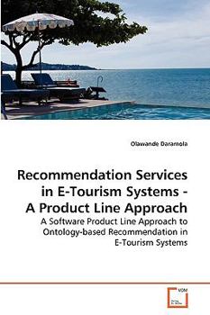 Paperback Recommendation Services in E-Tourism Systems - A Product Line Approach Book