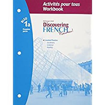Paperback Discovering French, Nouveau!: Activites Pour Tous with Lesson Review Bookmarks Level 1a [With Lesson Review Bookmarks] Book