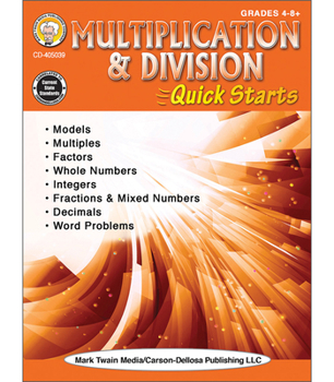 Paperback Multiplication & Division Quick Starts Workbook Book