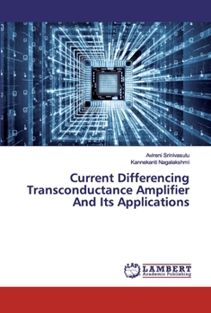 Paperback Current Differencing Transconductance Amplifier And Its Applications Book