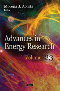 Hardcover Advances in Energy Research Book