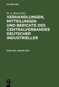 Hardcover Januar 1906 [German] Book