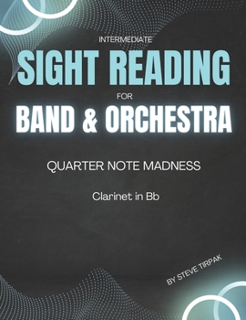 Paperback Quarter Note Madness: Clarinet in Bb Book