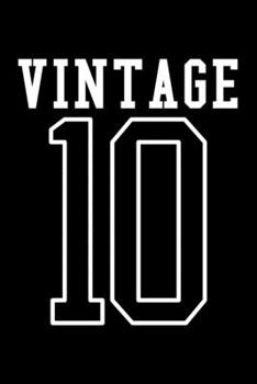 VINTAGE: Dot Grid Journal, Diary, Notebook, 6x9 inches with 120 Pages.