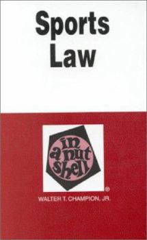 Paperback Sports Law in a Nutshell Book