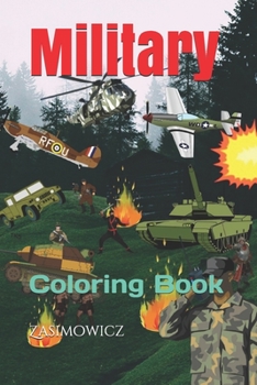 Paperback Military: Coloring Book