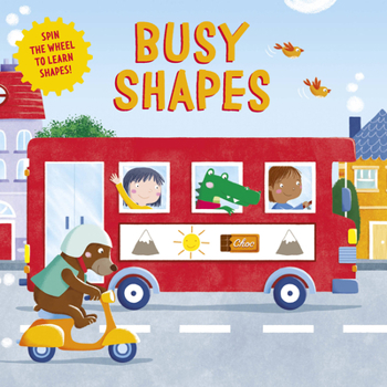 Board book Busy Shapes: Spin the Wheel to Learn Shapes! Book