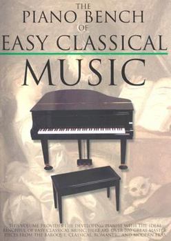 Paperback Piano Bench of Easy Classical Music Book