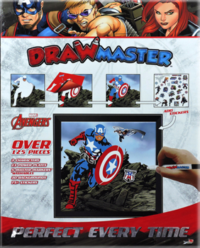 Paperback Drawmaster Marvel Avengers: Captain America, Hawkeye and Black Widow (Deluxe Set) Book