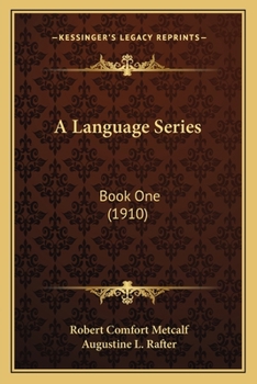 Paperback A Language Series: Book One (1910) Book