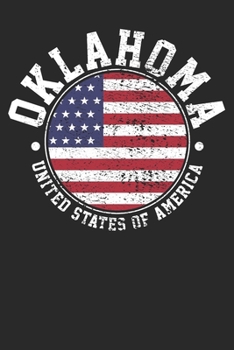 Paperback Notebook: Oklahoma Dot Grid 6x9 120 Pages Book