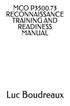 Paperback McO P3500.73 Reconnaissance Training and Readiness Manual Book