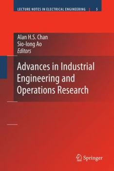 Hardcover Advances in Industrial Engineering and Operations Research Book