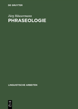 Hardcover Phraseologie [German] Book