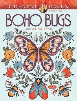 Paperback Creative Haven Boho Bugs Coloring Book