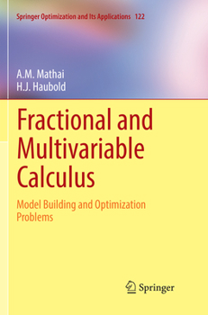 Paperback Fractional and Multivariable Calculus: Model Building and Optimization Problems Book