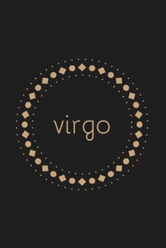 Paperback Virgo: novelty star sign notebook 6"x9" Book