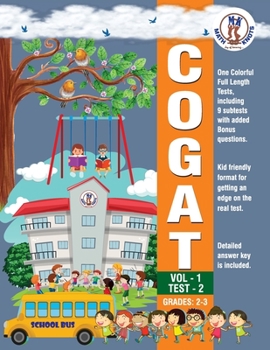 Paperback CogAT Vol 1 -TEST - 2 Book