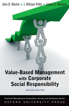 Hardcover Value Based Management with Corporate Social Responsibility Book