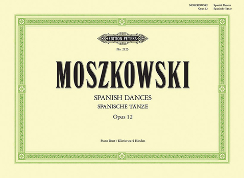 Paperback Spanish Dances Op. 12 for Piano Duet Book