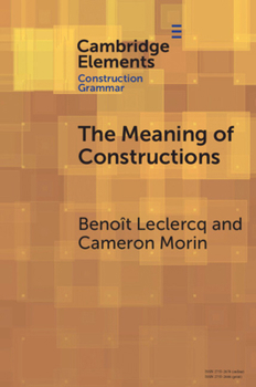 Paperback The Meaning of Constructions Book