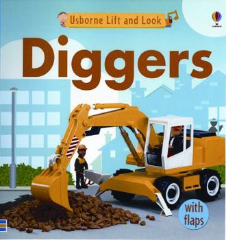 Board book Diggers Lift-And-Look Book