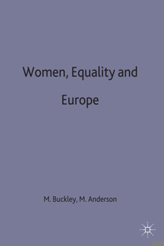 Hardcover Women, Equality and Europe Book