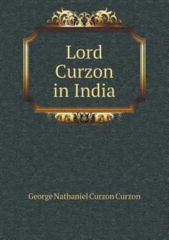 Paperback Lord Curzon in India Book