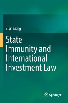Paperback State Immunity and International Investment Law Book