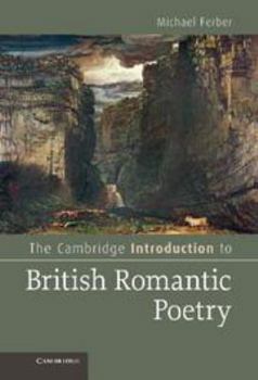 Printed Access Code The Cambridge Introduction to British Romantic Poetry Book