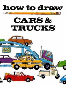 Paperback How to Draw Cars & Trucks - Pbk Book