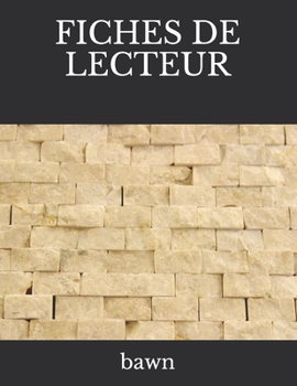 Paperback Fiches de Lecteur [French] Book