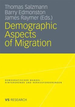 Paperback Demographic Aspects of Migration Book
