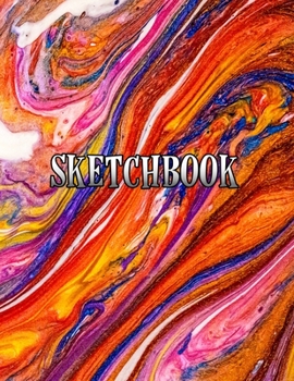 Paperback Sketchbook: Notebook for Sketching, Doodling, Painting, Drawing or Writing 8.5 x 11 100 Pages, 8.5 x 11 (Pretty Cute Abstract Cove Book