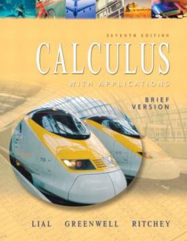 Hardcover Calculus With Applications: Brief Version Book