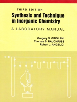 Paperback Synthesis and Technique in Inorganic Chemistry Book