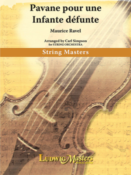 Paperback Pavane Pour Une Infante Defunte (string orch., Simpson): Conductor Score (Master String Series) Book