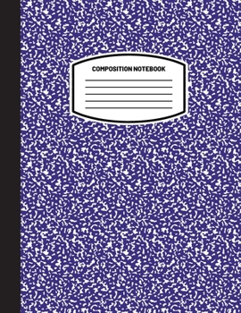 Paperback Classic Composition Notebook: (8.5x11) Wide Ruled Lined Paper Notebook Journal (Navy Blue) (Notebook for Kids, Teens, Students, Adults) Back to Scho Book