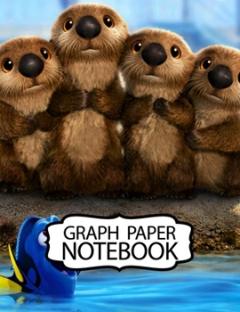 Notebook: Finding Nemo Cheerful Clownfish Adventure Fans Funny Swimming Ocean Life, Kids Elementary School Graph Paper Girls 8.5 x 11 Inches 110 Pages