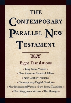 Hardcover Contemporary Parallel New Testament Bible-PR-KJV/NASB/Ncv/Cev/NIV/Nlt Book