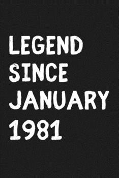 Legend Since January 1960 - Notebook Journal Birthday Gift: Lined Notebook / Journal Gift, 120 Pages, 6x9, Soft Cover, Matte Finish, LegendBirthday Gifts