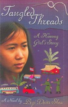 Hardcover Tangled Threads: A Hmong Girl's Story Book