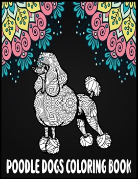 Paperback poodle dogs coloring book