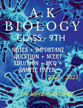 Paperback A.K Biology Class 9th Book