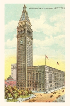 Paperback Vintage Journal Metropolitan Life Building, New York City Book
