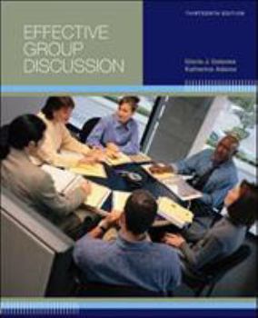 Paperback Effective Group Discussion: Theory and Practice Book