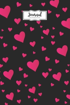 Journal Notebook: Husband and Wife Journal Gift | Simple Floral Lined Notebook | Happy Partners Loving Couple by Hearts