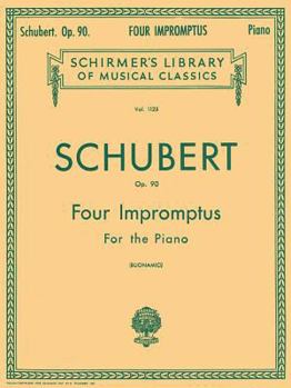 Paperback 4 Impromptus, Op. 90: Schirmer Library of Classics Volume 1125 Piano Solo Book